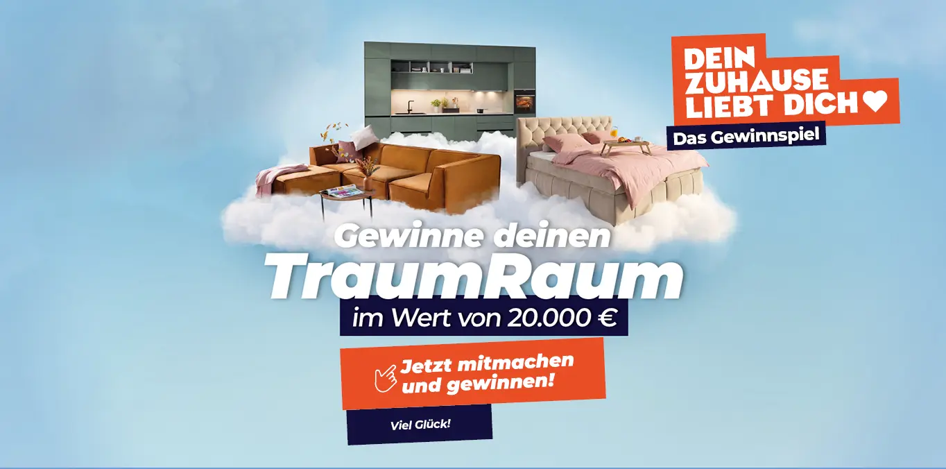 Gewinne deinen TraumRaum im Wert von 20.000 € - Jetzt mitmachen und gewinnen!